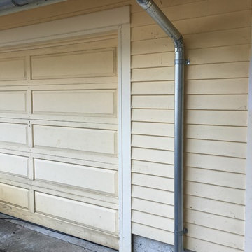 Zinc half round gutters