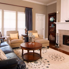 basement fireplace