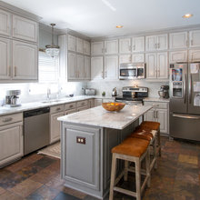 Kitchen painted cabinets