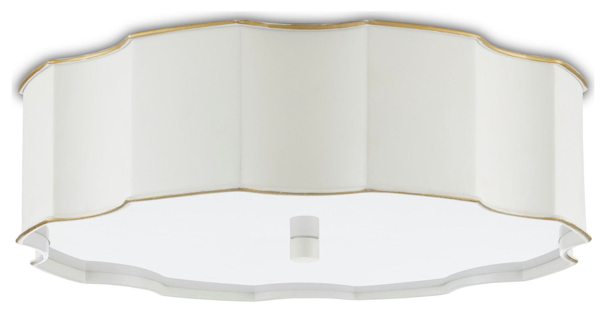 Wexford White Flush Mount - Transitional - Flush-mount Ceiling Lighting ...