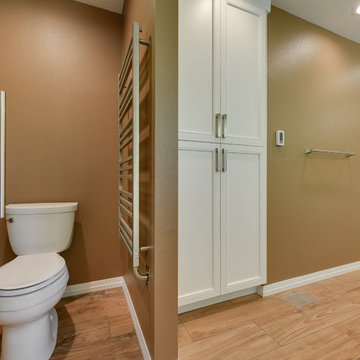 Relaxing Transitional Master Bath, Beaverton, OR