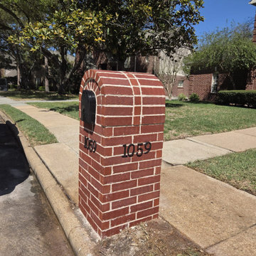 Brick work- build up of new Brick mailbox