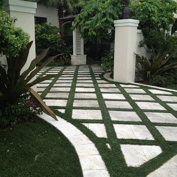 Backyard Synthetic Turf Landscape