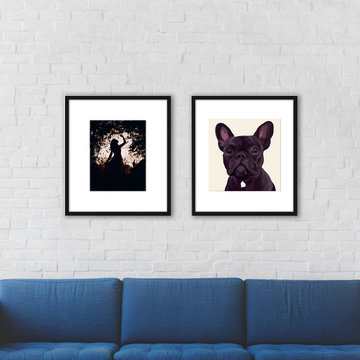 Custom Pop Art Dog Portrait Commission