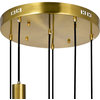 Chime Chandelier, Brass, Large