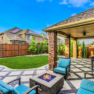 Birdie Dr | Paved Patio Design | Landscape Architect