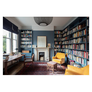 11 Best Home Office Carpentry Projects - habitatista.com - Carpentry Home Office Living Room