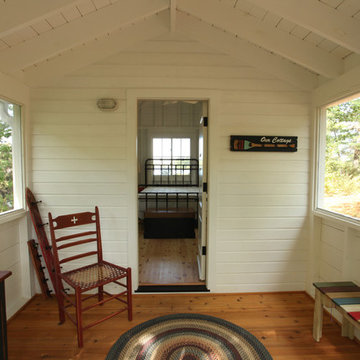 Retaining Original Charm-Bunkie Rebuild on Stoney Lake