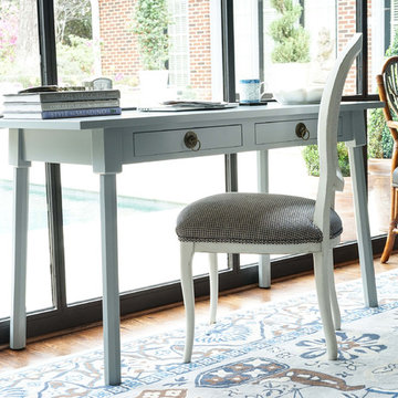 Dalton Writing Desk, Dove Grey