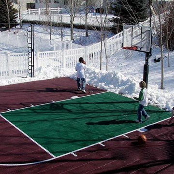 SnapSports -> Year-Round Backyard Game Court