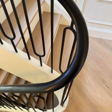 Project #134 | Straight Staircase with Elliptical Stringer