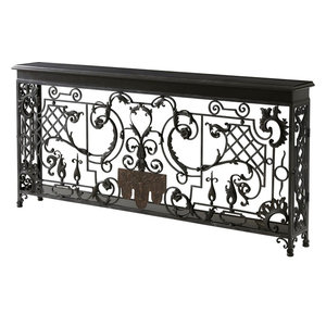 Davalle Scroll Console Traditional Tables By Buildcom Davalle Scroll Console Traditional