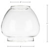 15" Gumball Machine Globe Replacement Shatterproof Plastic Bowl