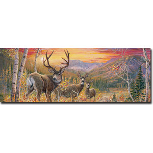 Dream Maker Mule Deer Wood Wall Art Rustic Prints And Posters By Wildlife Wonders
