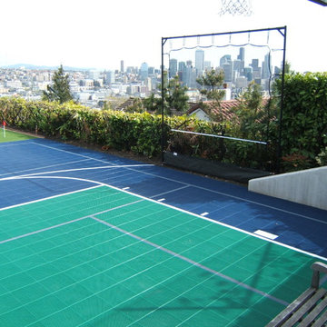 Backyard Multi-Purpose Game Court