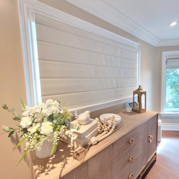 Oakville Home Bedroom Blackout Roman Blinds