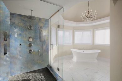 Example of a bathroom design in Other
