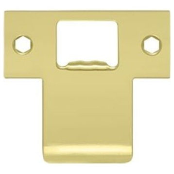 Deltana TSPE250 2-3/4 Inch by 2-1/2 Inch Extended Lip T-Strike Plate