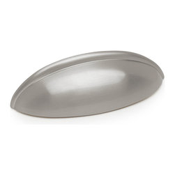 Cosmas - Cosmas 1399SN Satin Nickel 2-1/2&rdquo; CTC (64mm) Cabinet Cup Pull [10-PACK] - Cabinet And Drawer Handle Pulls