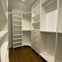 Bedroom and closets