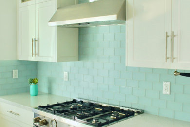 Kitchen - coastal kitchen idea in Los Angeles