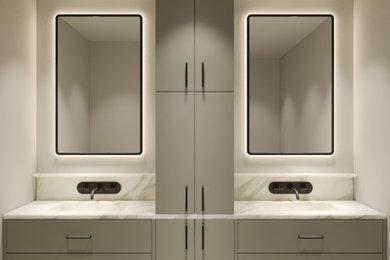 Example of a bathroom design in Other