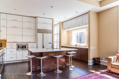Inspiration for a modern kitchen remodel in Chicago