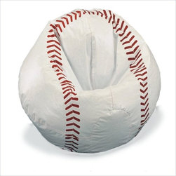 Sports Vinyl Baseball Bean Bag - Bean Bag Chairs