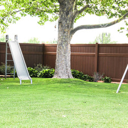 Mocha Walnut Vinyl Fence - Products