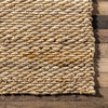 nuLOOM Hand Woven Hailey Jute, Natural, 6' Square