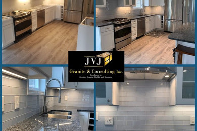 Trendy home design photo in Boston