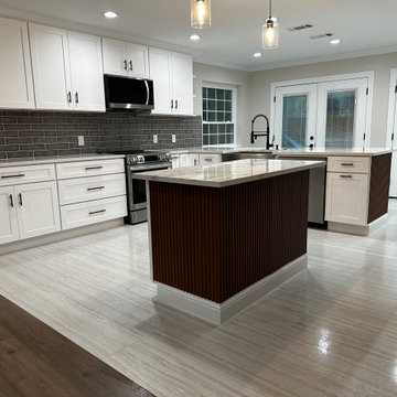 Outdated Kitchen and Living Room Remodel