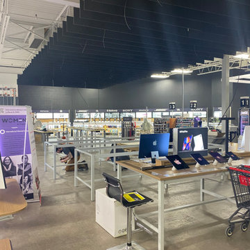 Staples Renovation; mix of mudding, taping, flooring, and painting