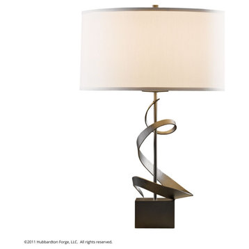 Hubbardton Forge 273030-1154 Gallery Spiral Table Lamp in Modern Brass