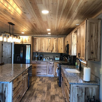 Rustic Hickory kitchen