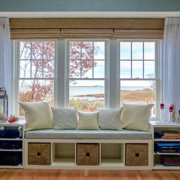 Living Room Remodel with Coastal Safari Design