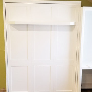 We Matched the Murphy Wall Bed with Kitchen Area to Keep the Look on Trend