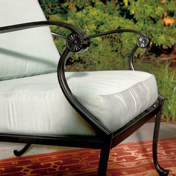 Outdoor Metal Club Chair