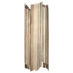 Capital Lighting - Capital Lighting 633421AD Xavier - 2 Light Wall Sconce - 2 light sconce with Aged Brass finish and CorrugatXavier 2 Light Wall  Aged Brass CorrugateUL: Suitable for damp locations Energy Star Qualified: n/a ADA Certified: n/a  *Number of Lights: Lamp: 2-*Wattage:100w E26 Medium Base bulb(s) *Bulb Included:No *Bulb Type:E26 Medium Base *Finish Type:Aged Brass