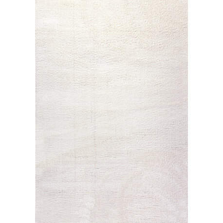 Silky Shag 5900-100 Area Rug, Ivory, 2'x3'3"