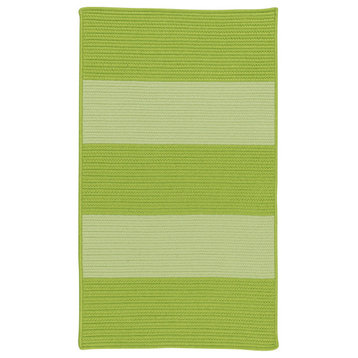 Colonial Mills Rug Newport Textured Stripe Greens Rectangle