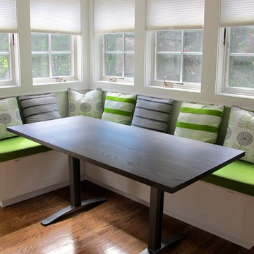 New Rochelle Kitchen Banquette and Table
