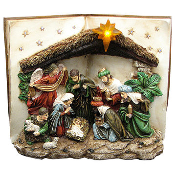 Nativity Scene Book Led