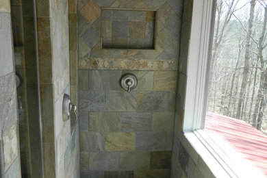 Mountain style bathroom photo in Indianapolis
