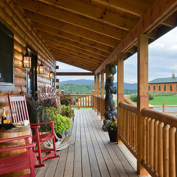 Log Homes & Cabins - Coventry Log Homes - The Bear Rock