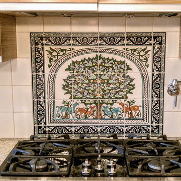 Kitchen tile backsplash design