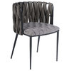 Milano Dining Chair, Gray