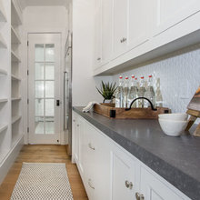 Laundry, pantry, butlers pantry