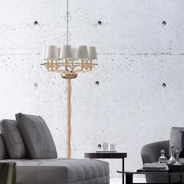 TIZIANO - Classic Murano Glass Floor Lamp