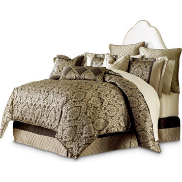 Imperial 9-Piece Queen Comforter Set - Bronze